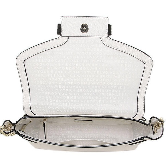 Kate spade black & white bag purse handbag - Picture 5 of 6